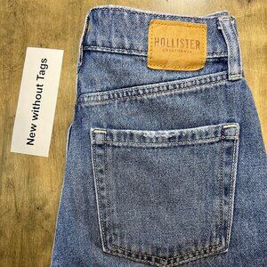 Hollister High Rise Baggy Straight Jeans 25R